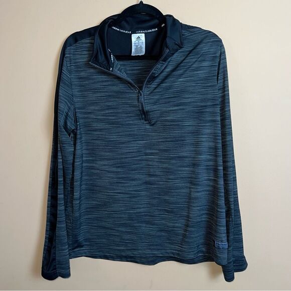 Adidas Men’s Grey and Black Space Dye Crazy Ghost Active Pullover Size Large - Picture 1 of 7